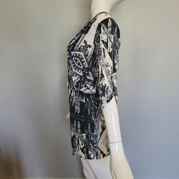 Twelfth Street by Cynthia Vincent Cathedral Print Mini Dress, VGUC, Size S - Picture 4 of 9